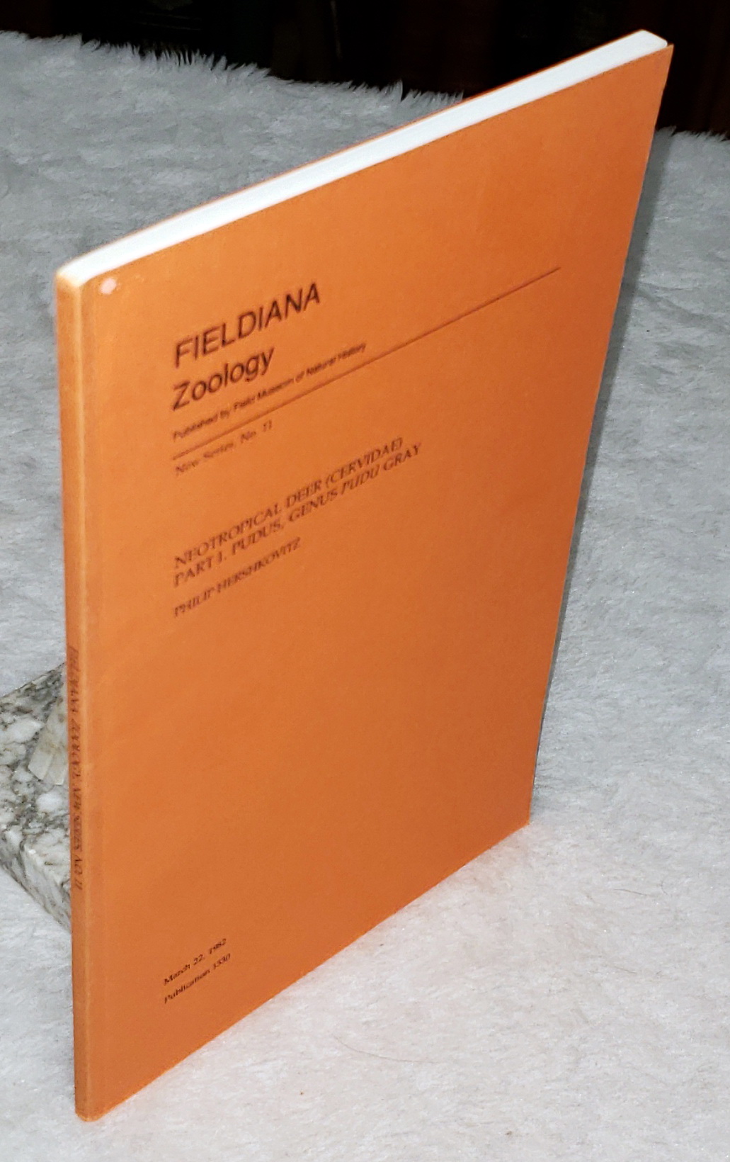Neotropical Deer (Cervidae), Part I. Pudus, Genus Pudu Gray (Fieldiana Zoology, New Series, No. 11)
