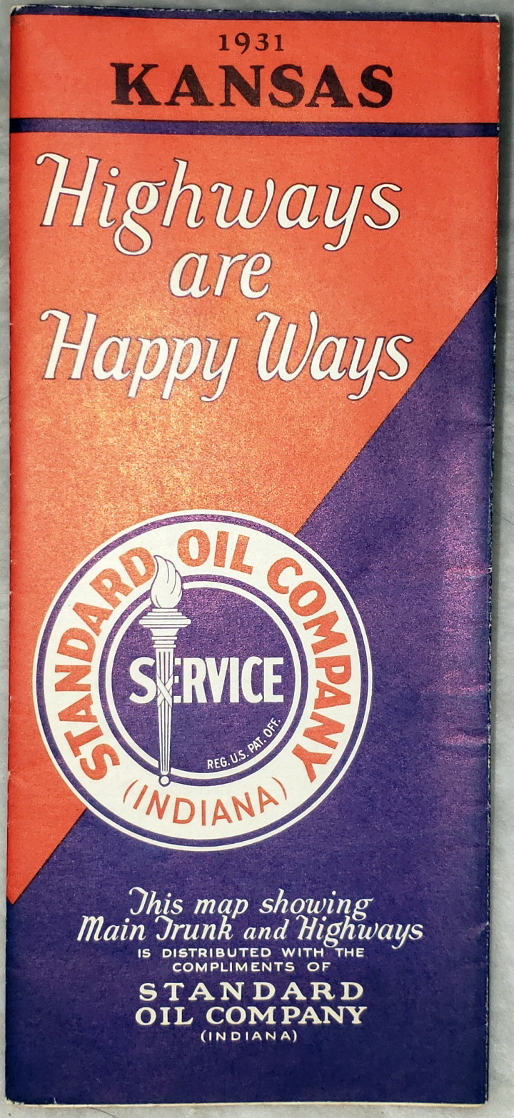 1931 Kansas Highways are the Happy Ways