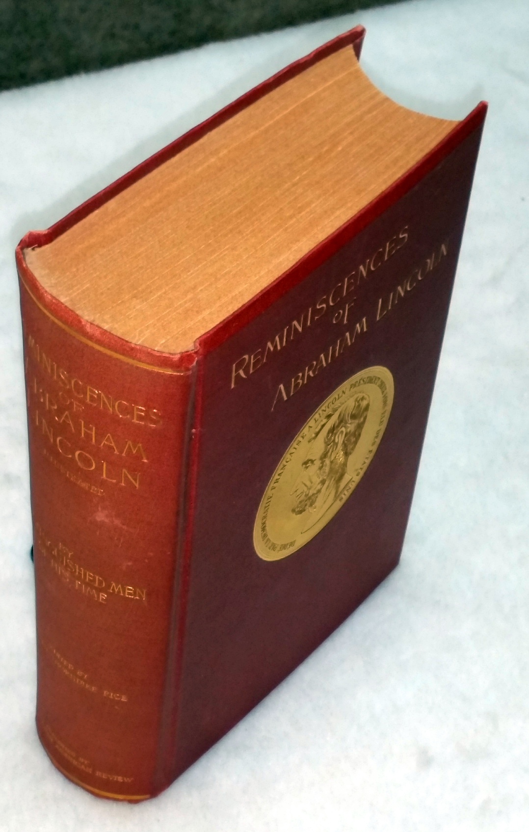 Image for Reminiscences of Abraham Lincoln By Distinguished Men of His Time