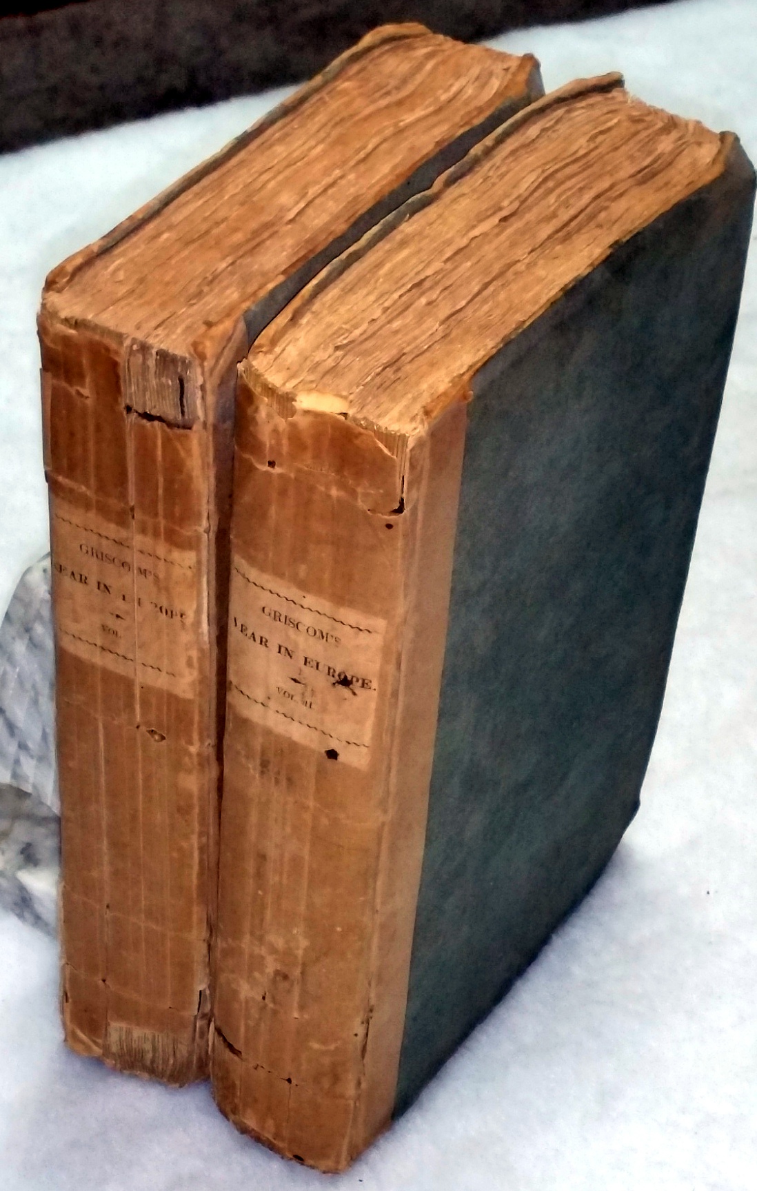 Image for A Year in Europe. Comprising a Journal of Observations in England, Scotland, Ireland, France, Switzerland, The North of Italy, and Holland. In 1818 and 1819 (Two Volumes)