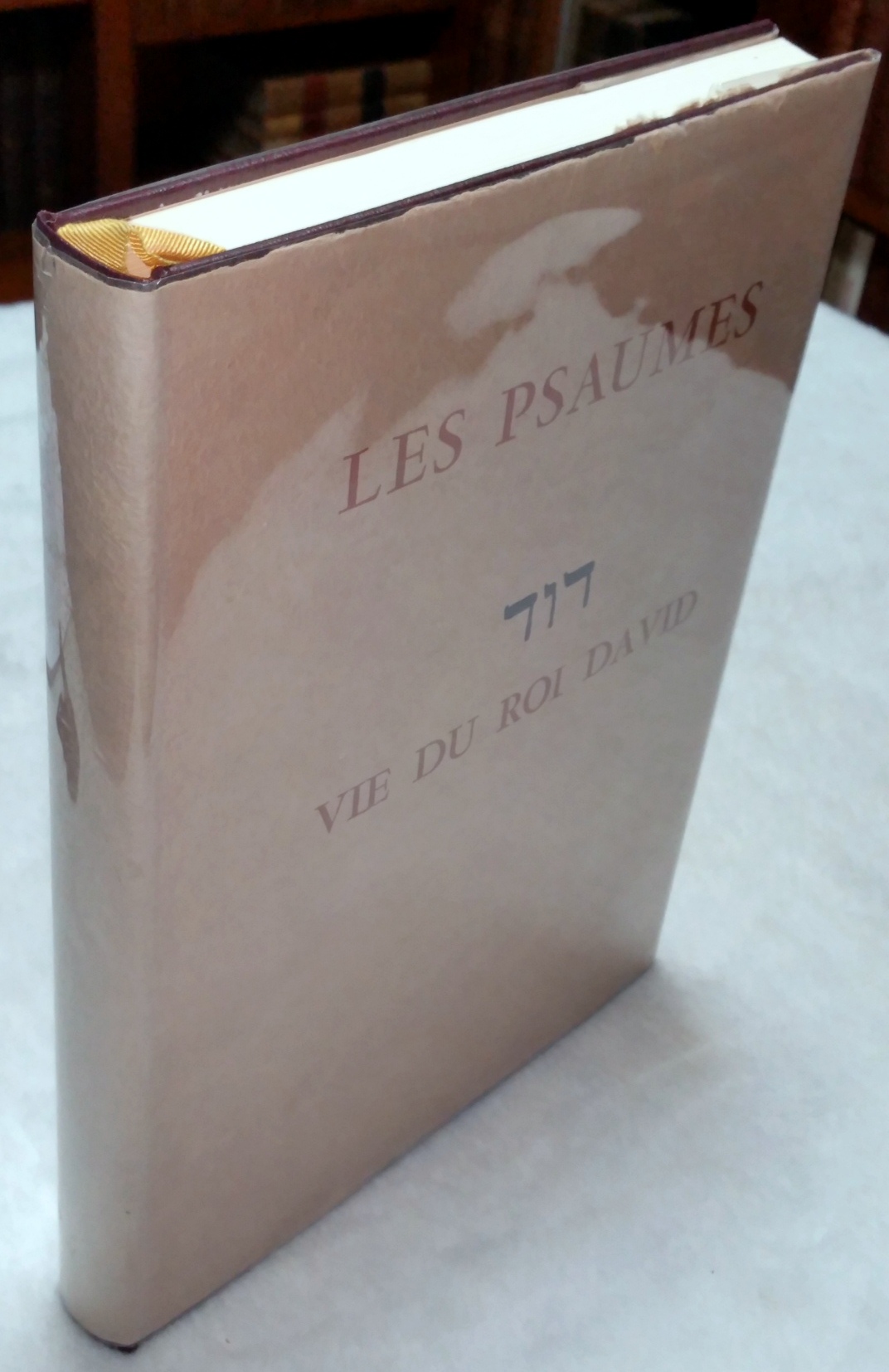 Image for Les Psaumes En Vers Francais D'apres L'hebreu Avec La Reproduction De huit Gravures Originales Creees Pour Ces Psaumes Sous Le titre De Vie Du Roi David