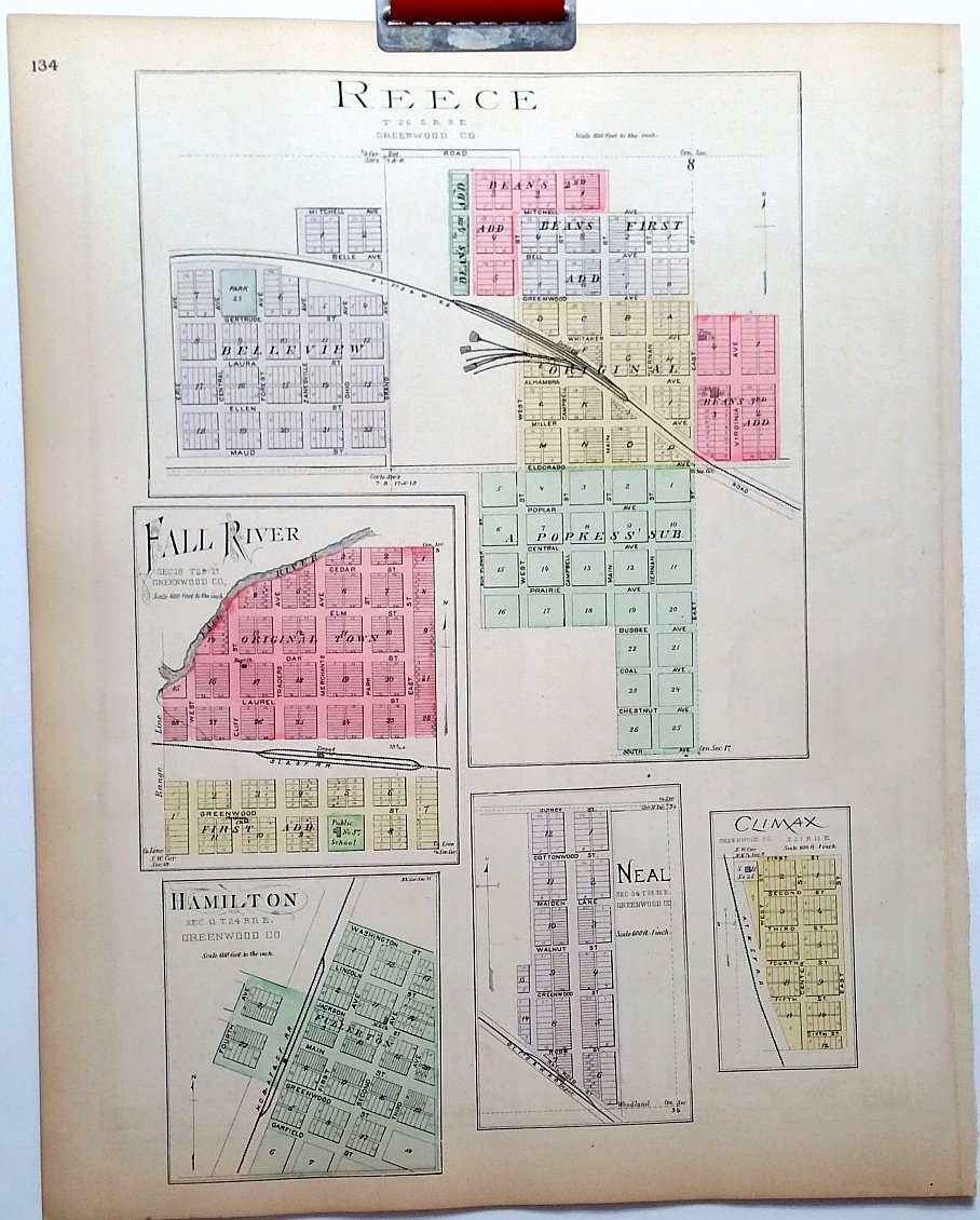 [Map] Nemaha County, Kansas, with Wetmore & Corning of Nemaha Co